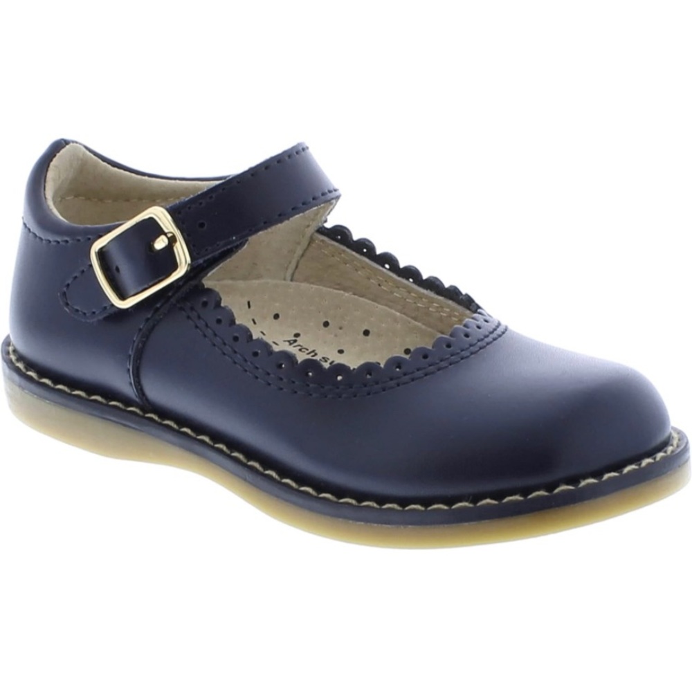 NWT Footmates Allie Leather Mary Jane